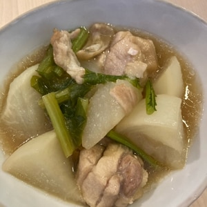 かぶと鶏肉の和風煮